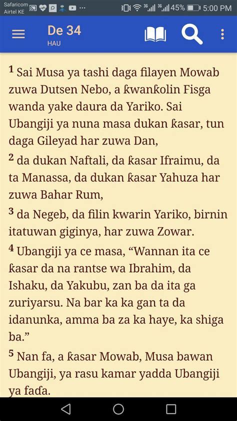 littafi kwarata|Littafi Mai Tsarki (Hausa) .